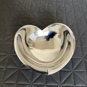 Nambe Silver Heart-Shaped Bowl MT1237